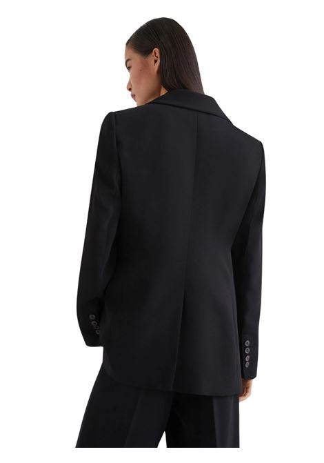 Giacca monopetto in envers satin - NERO Marella articolo 365 | KELLY002